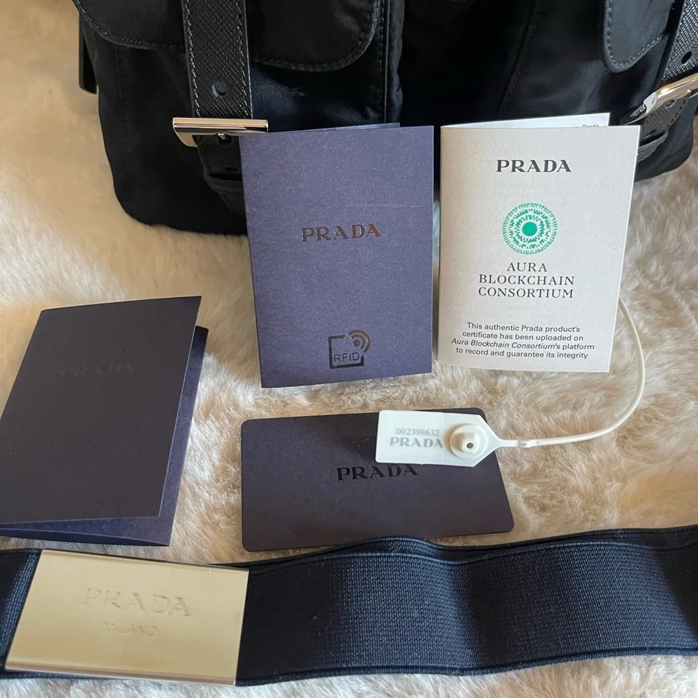 Prada Black small Nylon Backpack - Picture 5 of 15